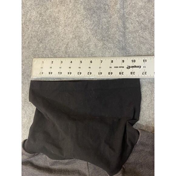 Oh Baby Motherhood Pants Womens Size Large Grey Stretch Flare - Picture 3 of 11